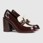 Gucci Women’s heeled loafer with Horsebit - Image 5
